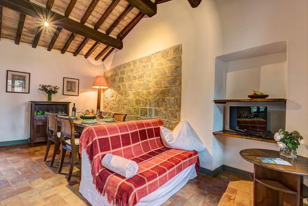Residence Castello Di Orgiale Castelnuovo Berardenga Bagian luar foto