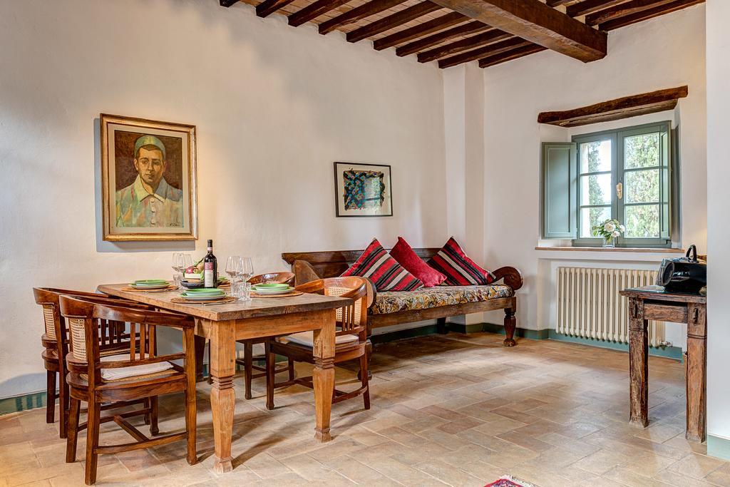 Residence Castello Di Orgiale Castelnuovo Berardenga Bagian luar foto