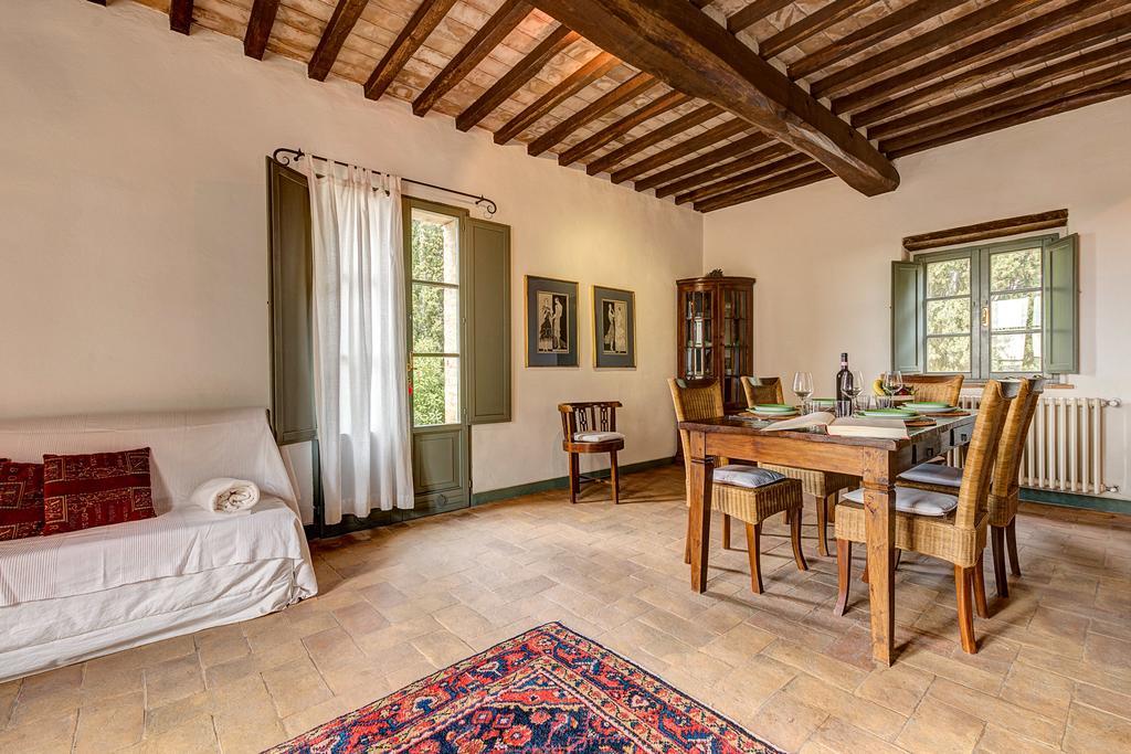 Residence Castello Di Orgiale Castelnuovo Berardenga Bagian luar foto