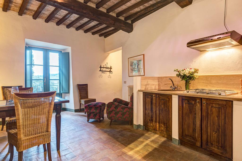 Residence Castello Di Orgiale Castelnuovo Berardenga Bagian luar foto